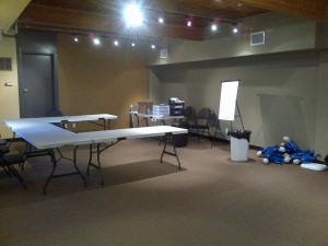 Training and lecture room for CPR courses