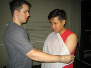 Applying a Sling for an Arm Injury